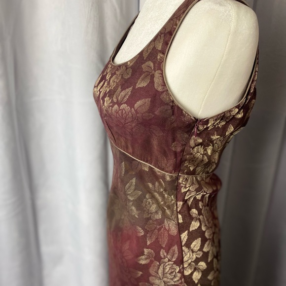 CYNTHIA ROWLEY full length cocktail dress. - Picture 7 of 11